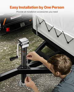5000 lb A-frame trailer tongue jack