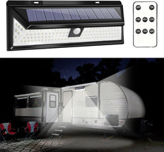 Solar RV Porch Light with Motion Sensor & Remote – product photo