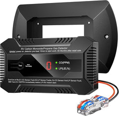 Dual CO/LP Gas Alarm RV 12V DC with LED Indicator