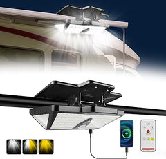 Solar RV Outdoor Lights 208 LED Motion Sensor
