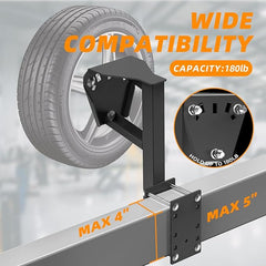 Spare Tire Mount 3-Nut Universal 180 Lbs