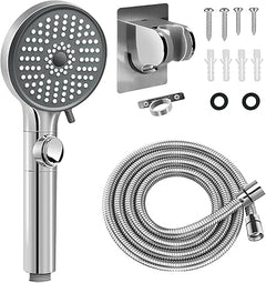 High Pressure RV Shower Head 5-Mode with Hose
