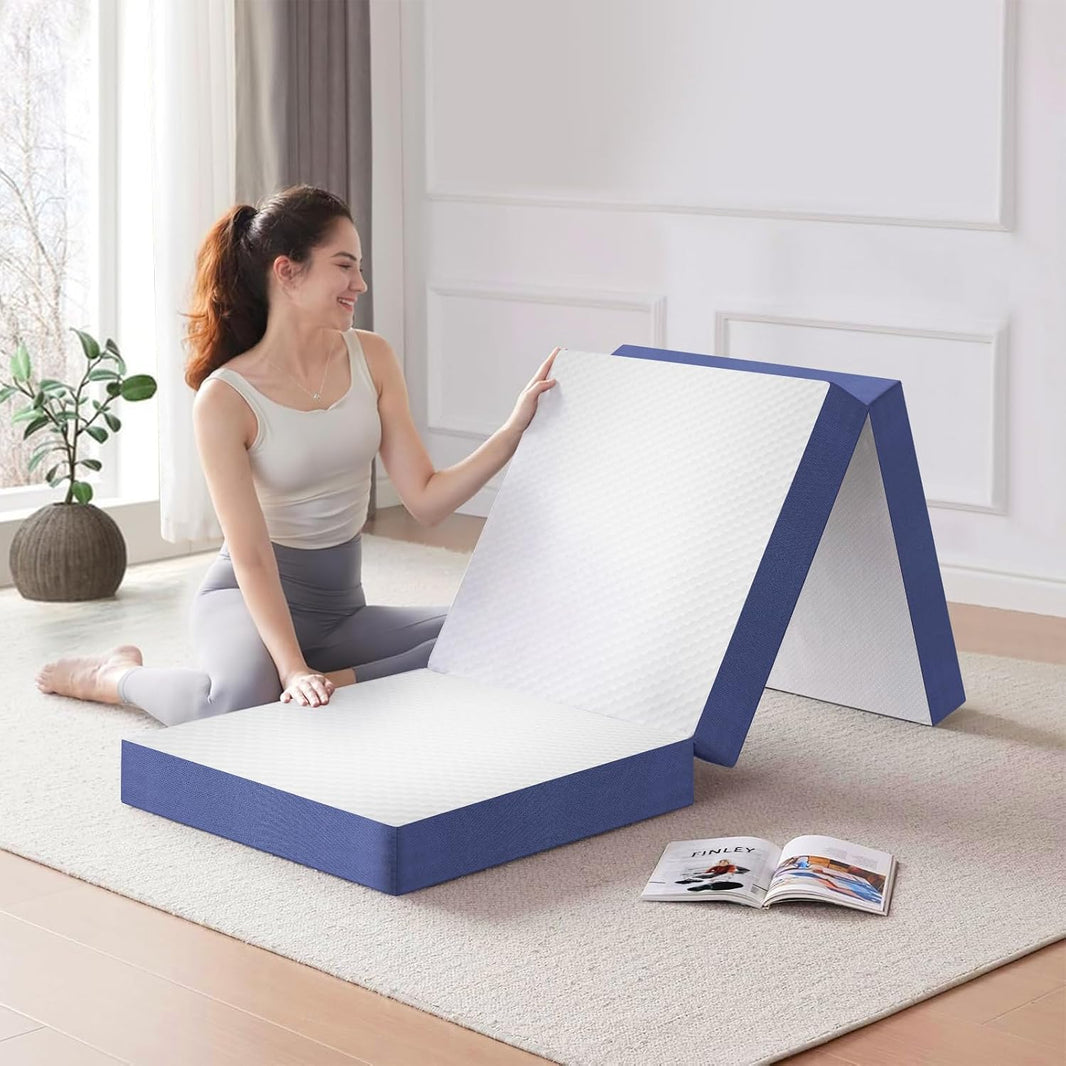 Tri-Fold Foam Mattress 4" 75x31 – product photo