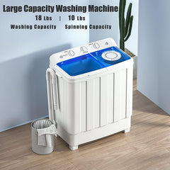 Twin tub portable washing machine 28 lb