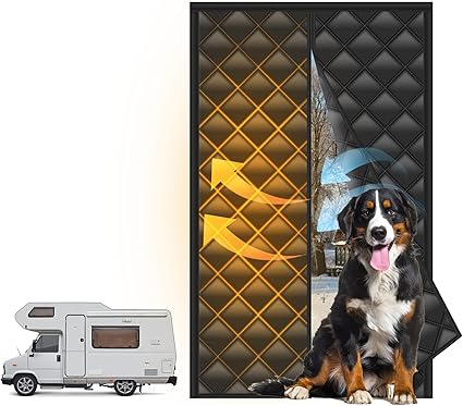 RV Insulated Door Cover 33"x80"