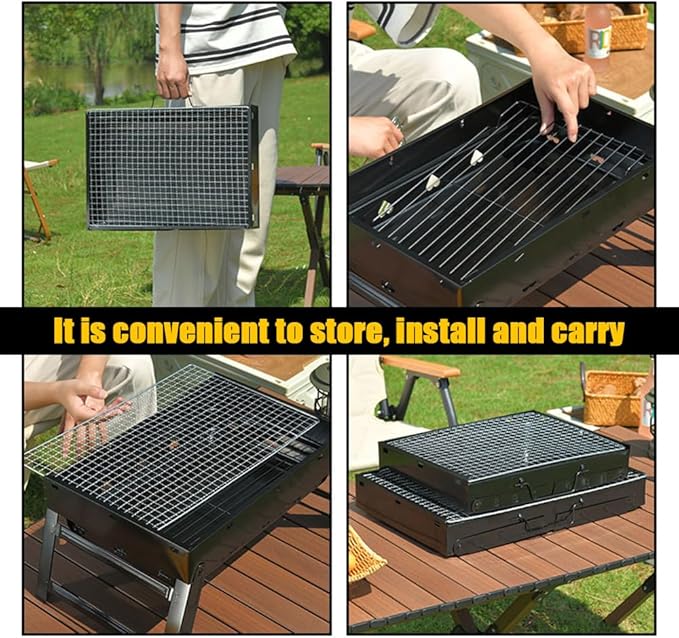 Folding Portable Charcoal BBQ Grill – RV Parts Giant