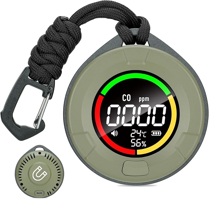 Mini 3-in-1 CO detector magnetic RV - view 2
