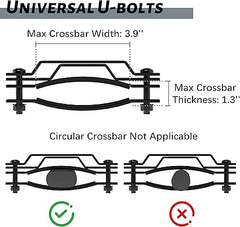 Roof Rack Cargo Basket 51"x39" 150lb Steel
