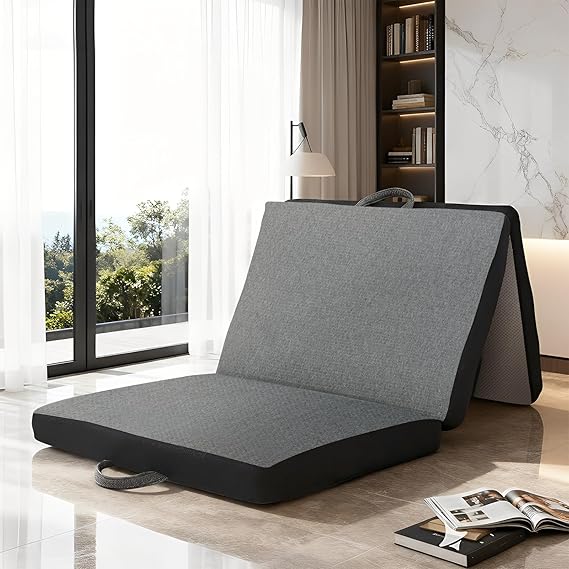 Foldable memory foam mattress Twin size 4 inch - view 2