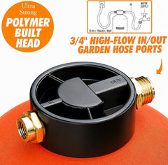Portable RV water softener 16000 grain