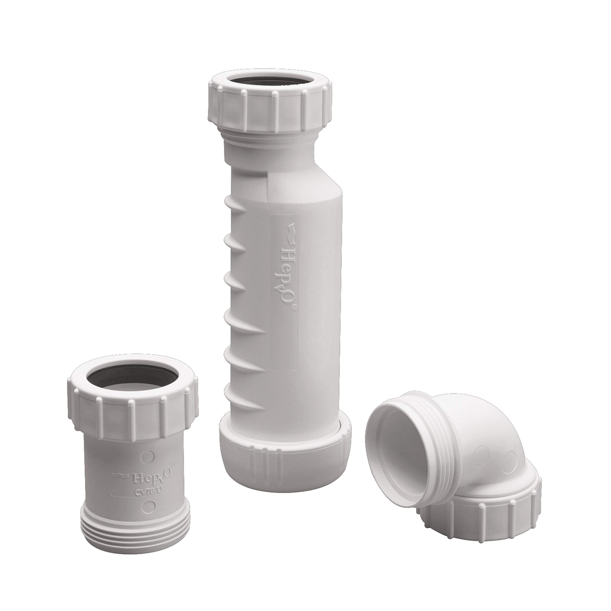 HepvO BV1B/UB waterless waste valve in retail packaging