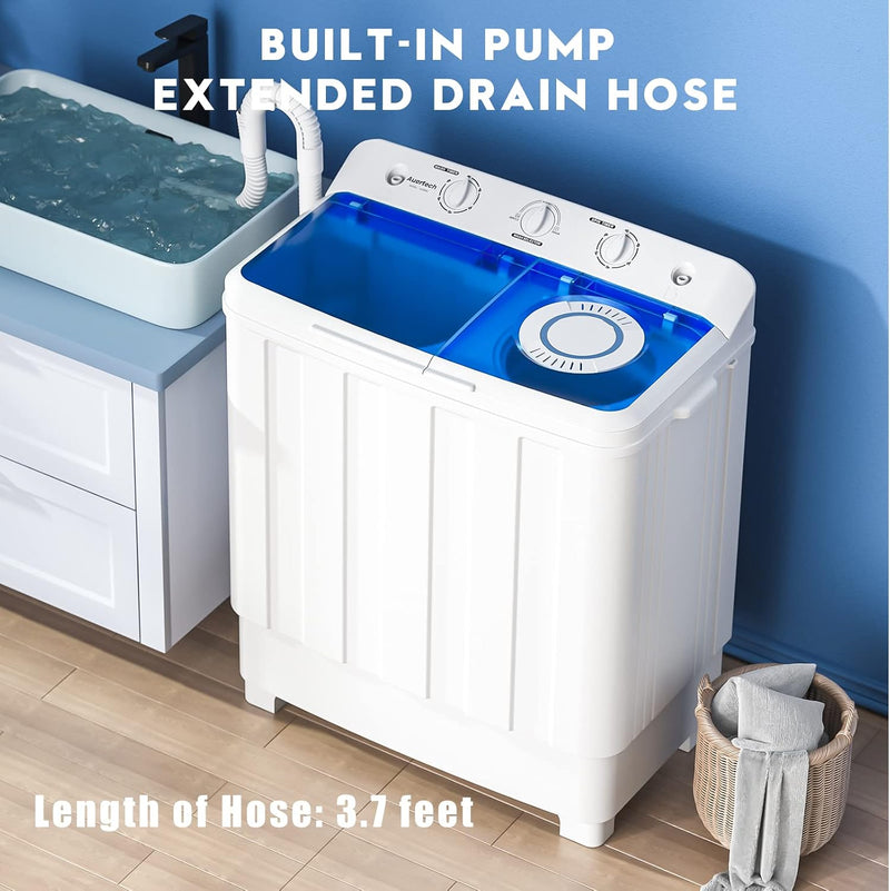 Twin tub portable washing machine 28 lb