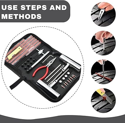 Tire Plug Kit 45pc Heavy Duty