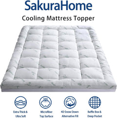 RV short queen mattress topper