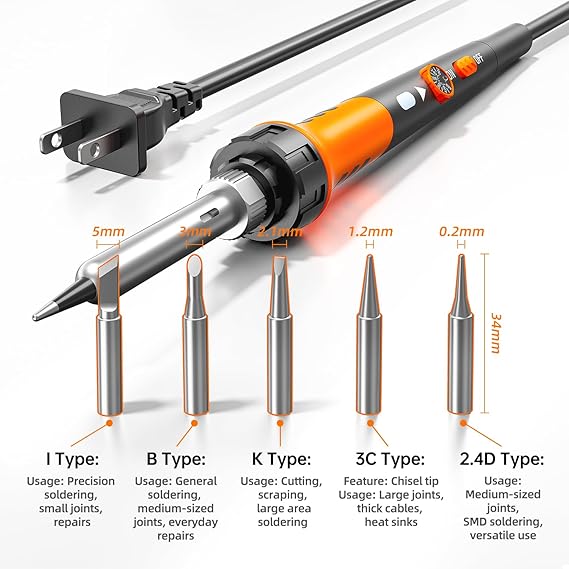 Soldering Iron Kit 60W 12-in-1