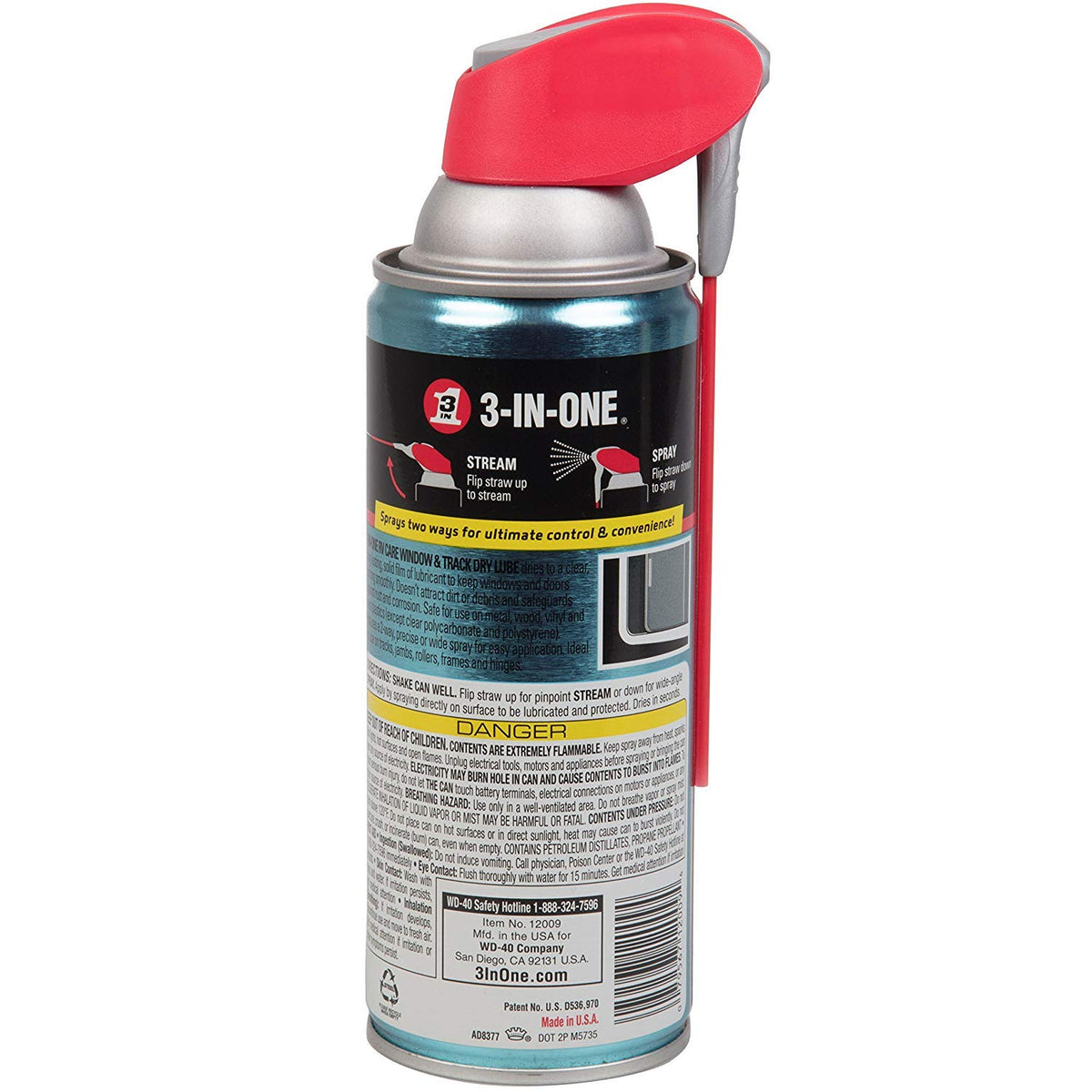 Slide-out silicone and window track lube kit