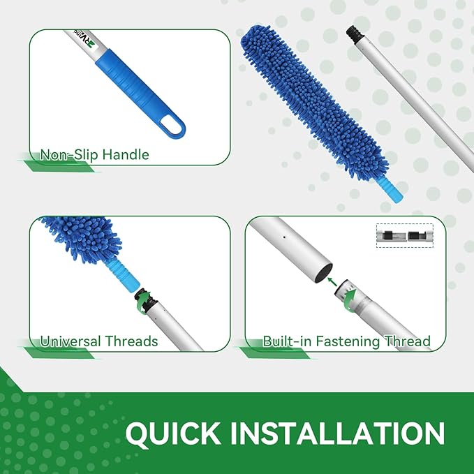 RV Awning Cleaner Mop Bendable Hyper-Absorbent