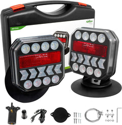 Wireless magnetic tow lights