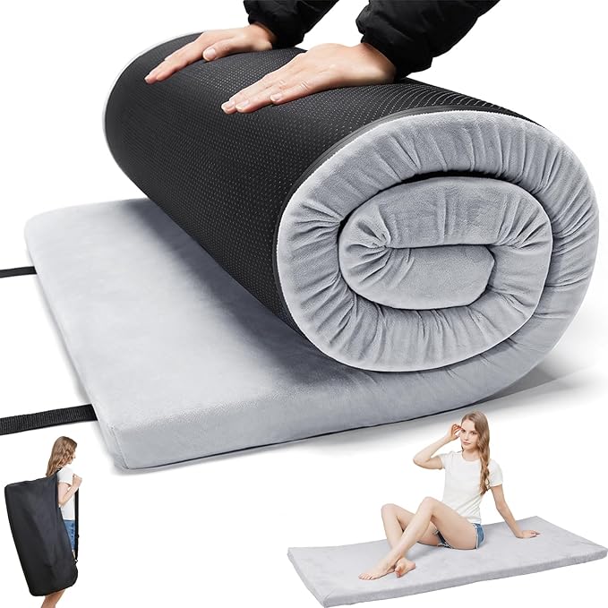 Foam Camping Mattress Roll-Up Sleeping Pad with Bag