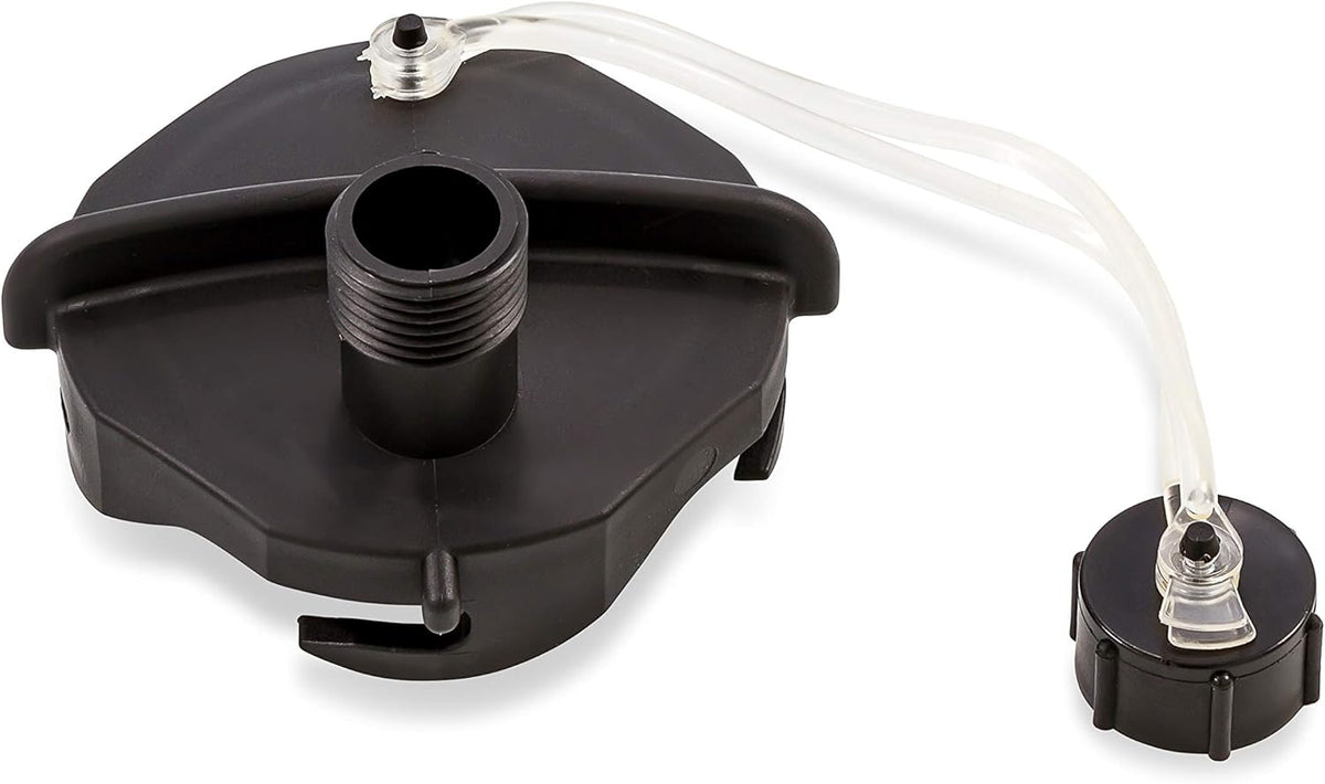 Camco RV Sewer Cap with Hose Connection - view 2