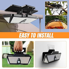 Solar RV Outdoor Lights 208 LED Motion Sensor