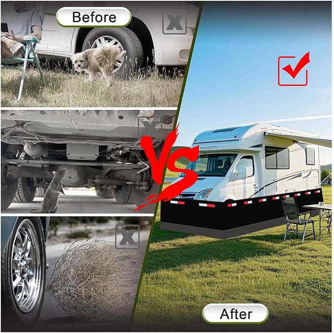 RV Skirting – Wind & Snow Proof 36ft/11m
