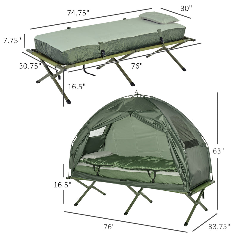 4-in-1 tent cot