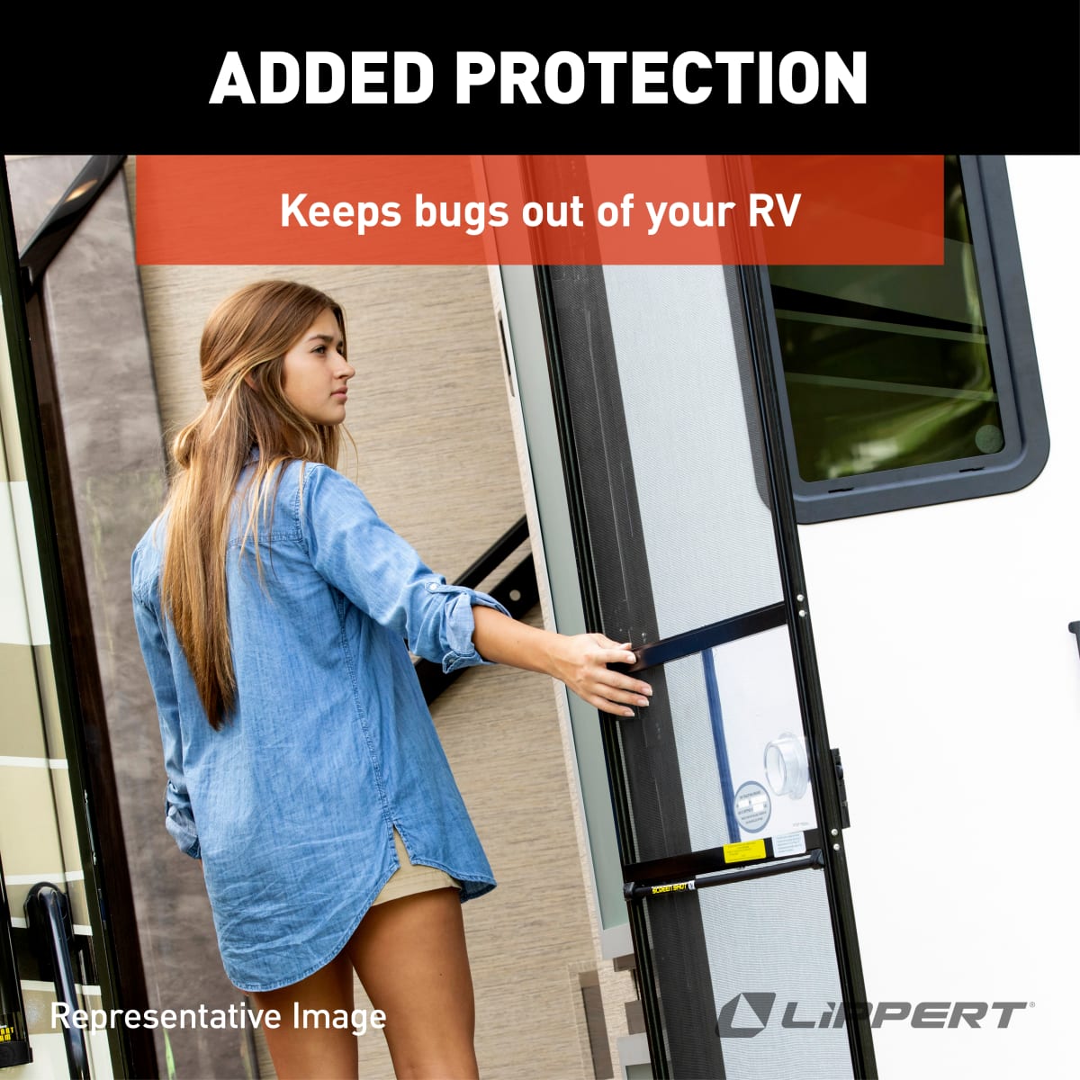 Lippert Screen Shot Automatic RV Screen Door Closer, 28" - view 7