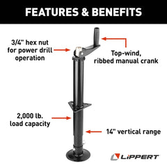 Lippert Quick Drop RV Tongue Jack - view 3