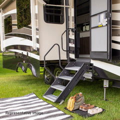 Lippert Solid Step 3.0 Premium Folding RV Entry Steps, 30" Double - view 8
