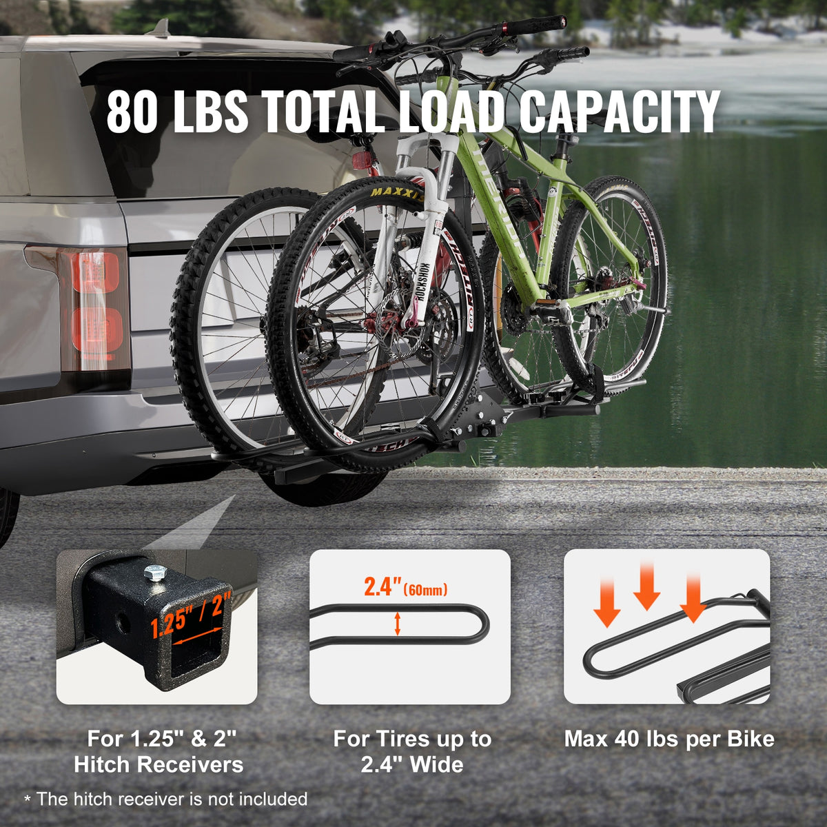 2-bike platform hitch rack
