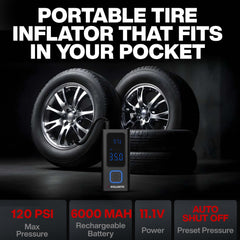 Pocket tire inflator