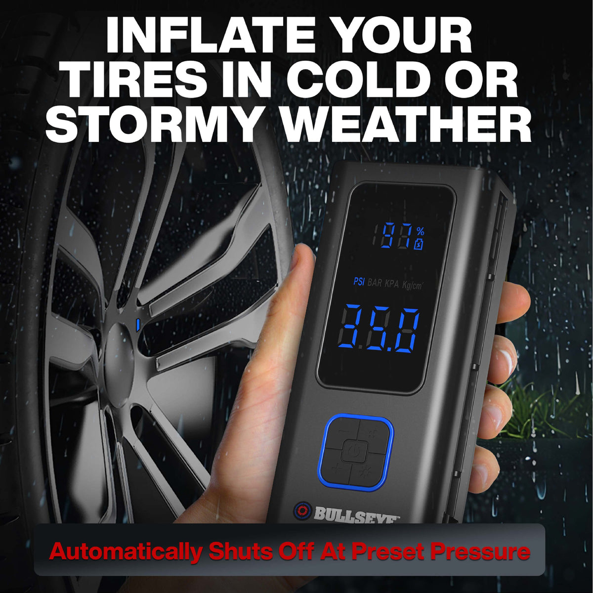 Pocket tire inflator