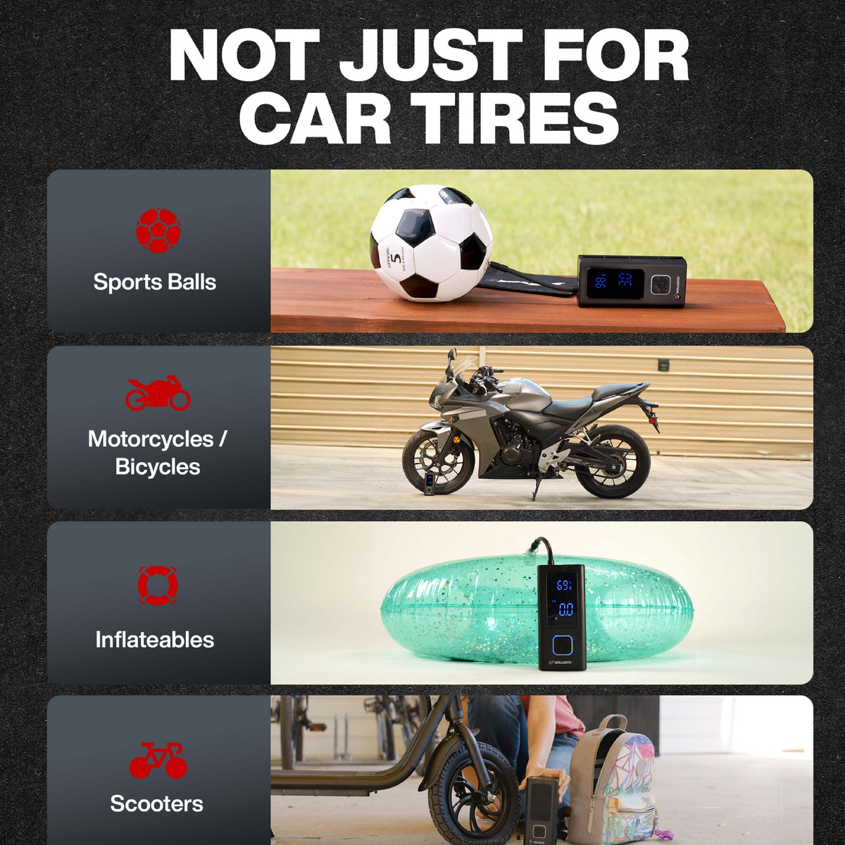 Pocket tire inflator