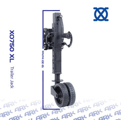 ARK XO750 XL black off-road trailer jack - view 2