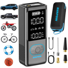 Cordless portable tire inflator