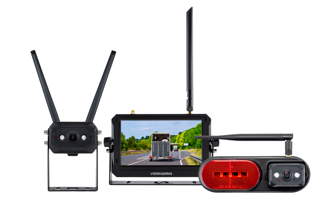 Visionworks 1080p 7" Wireless Horse Trailer Interior & Exterior Camera System