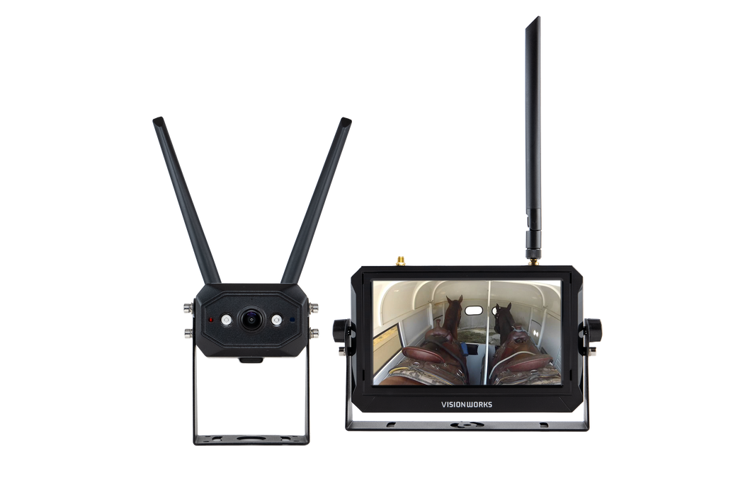 Visionworks 1080p 7" Wireless Horse Trailer Interior Camera System
