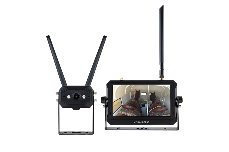 Visionworks 1080p 7" Wireless Horse Trailer Interior Camera System