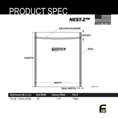 Faraday Defense NEST-Z Kit, 3 EMP Bags 18" x 28" (XXL) - photo 4