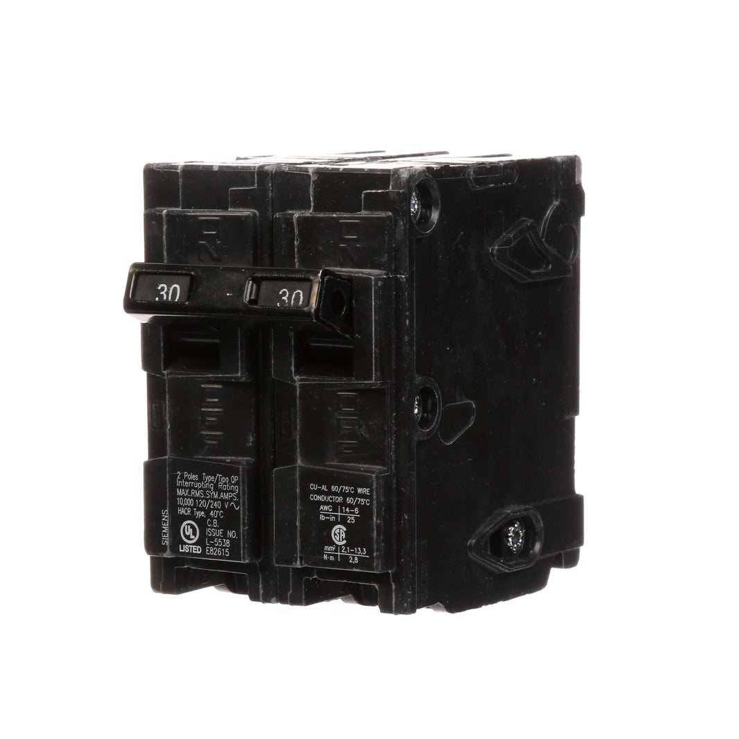 Siemens Q230 30 amp double pole Type QP circuit breaker