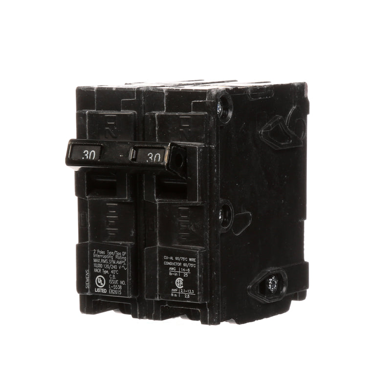 Siemens Q230 30 amp double pole Type QP circuit breaker