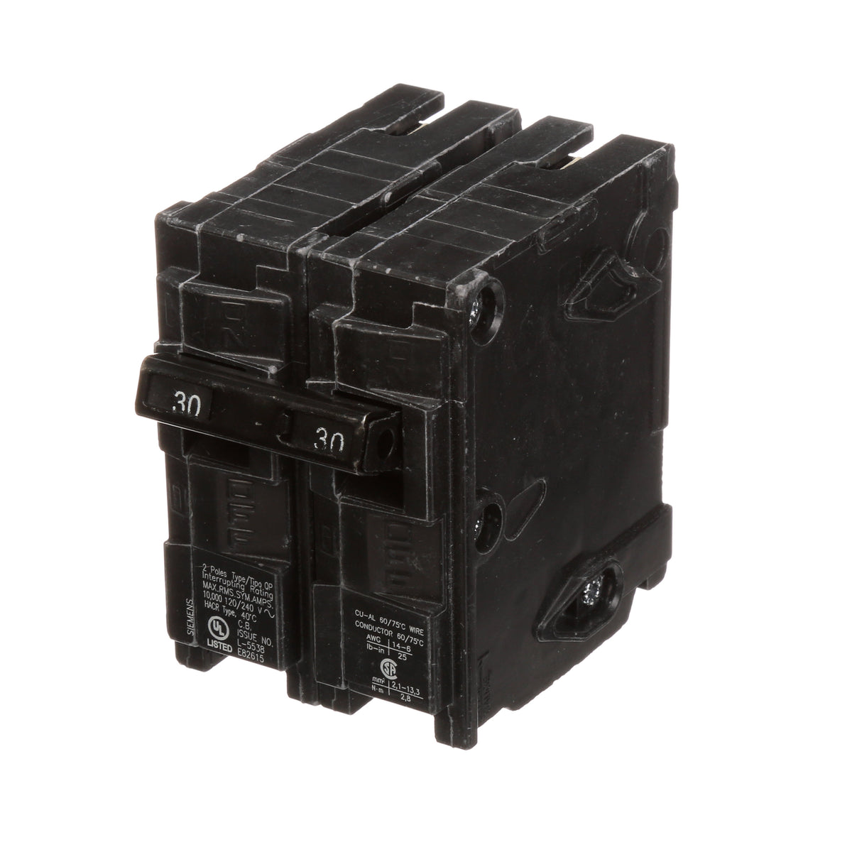 Siemens Q230 30 amp double pole Type QP circuit breaker