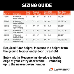 Lippert Solid Step 3.0 Premium Folding RV Entry Steps, 26" Triple - view 7