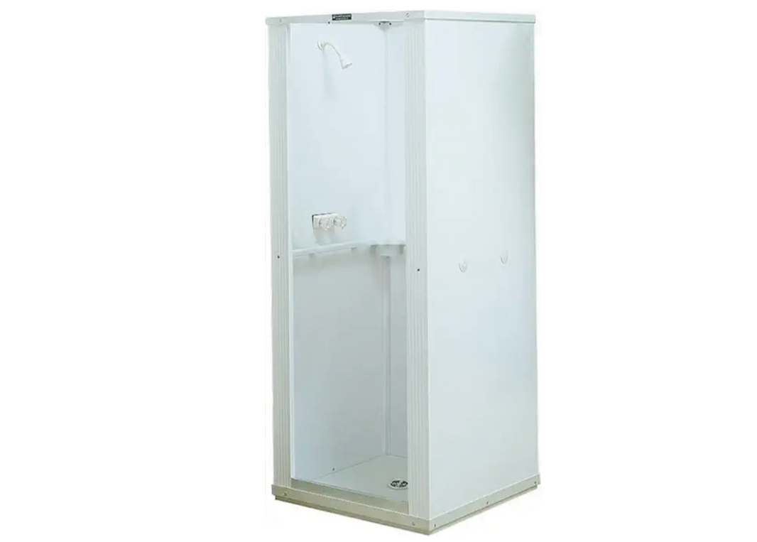 Black Series one piece fiberglass shower enclosure - view 2