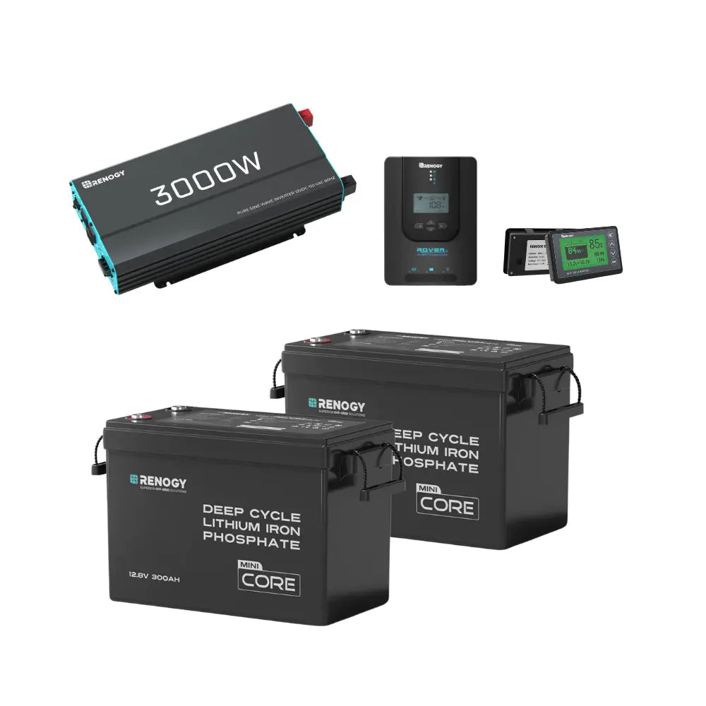 Renogy 7.68kWh off-grid Core solar power kit