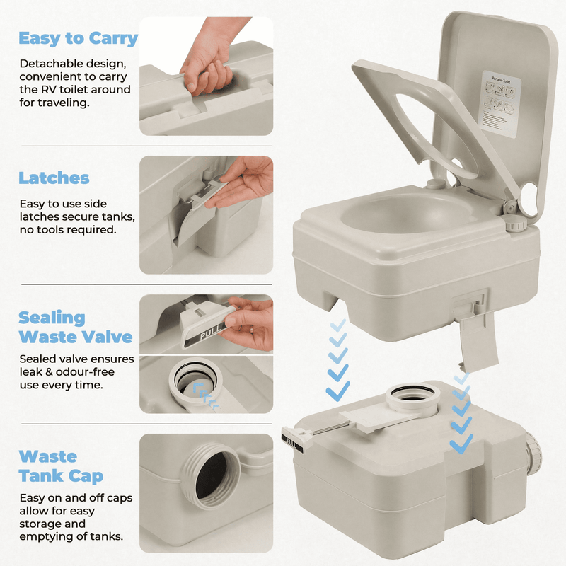 GASKY portable toilet, view 6