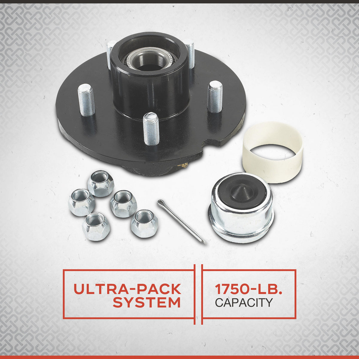 Ultra-Tow XTP trailer idler hub 5 on 4.5