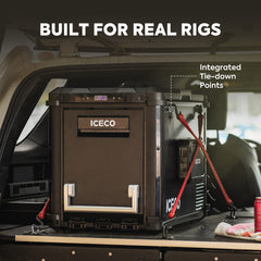 ICECO VL45PLUS 3-way access portable fridge freezer, black
