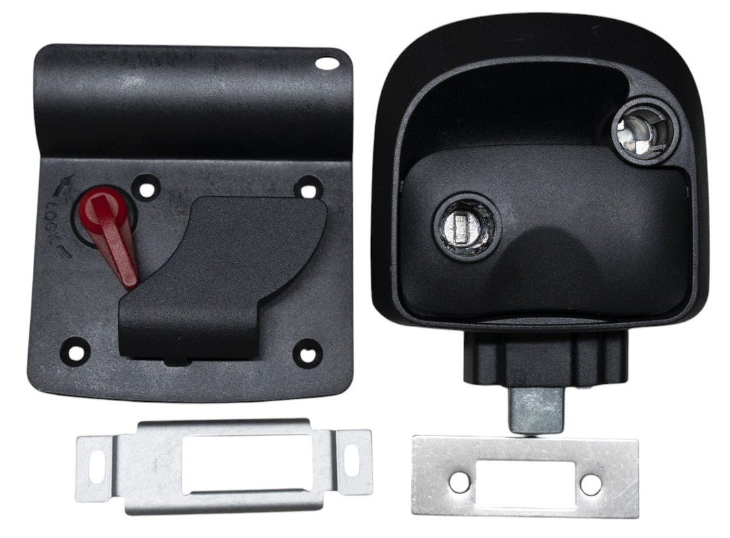 Black Series OEM Door Lock Assembly 2019-2021 – complete kit: inner handle, outer lock body, strike plates